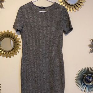 Grey tight short dress